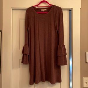 LOFT BELL SLEEVE DRESS